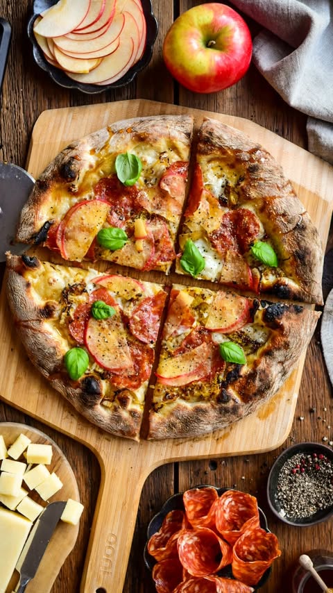 Instagram post by @zimmysnook for Hedley & Bennett. Caption reads: Would you put cabbage on pizza? We cooked baby....
