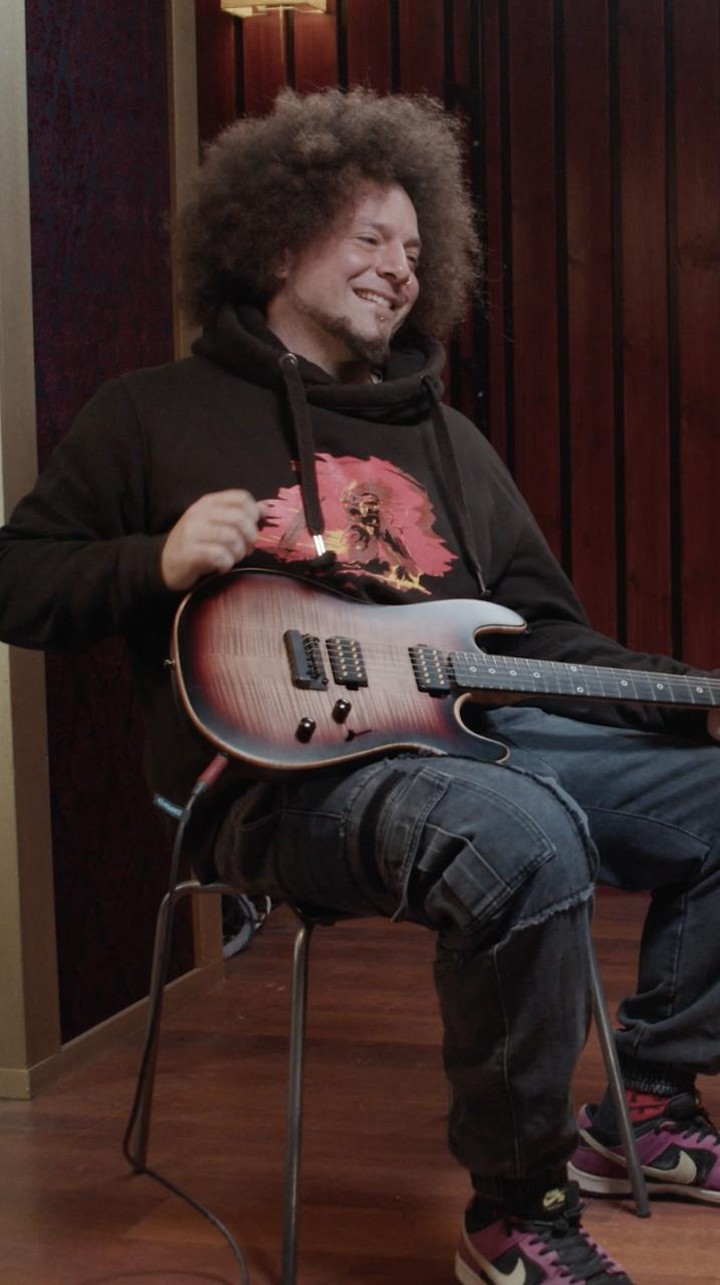 Instagram post by @rabeaafro for Neural DSP. Caption reads: "Gran Turismo Track Select" by Rabea Massaad &....