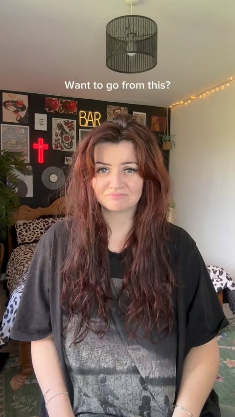Instagram post by @beckiexrose for Aussie Hair. Caption reads: [...] that will tame my wavy hair 😭🤣 @aussiehair....