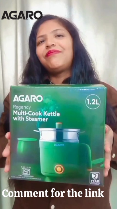 Instagram post by @neha_manocha_9 for AGARO Lifestyle. Caption reads: [...] #agaro #everydayexpert #theagarolifestyle.
