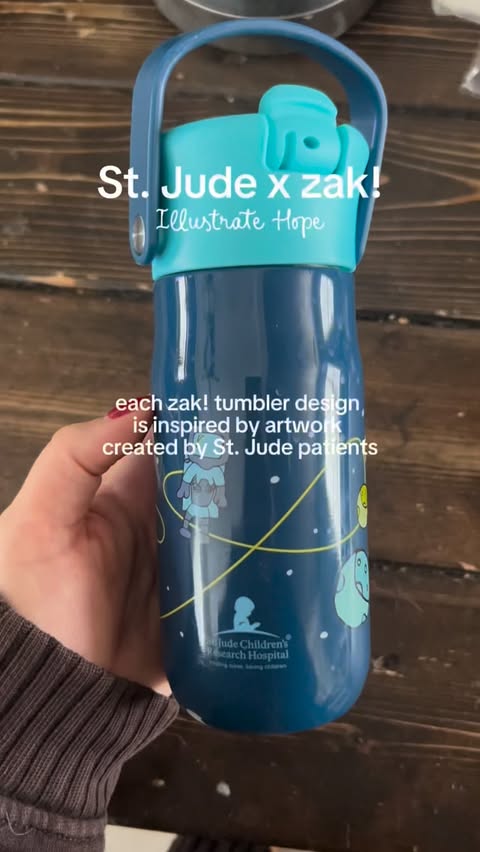 Instagram post by @carrie_the_moment for Zak. Caption reads: St. Jude x zak! collab is so special…

zak!....