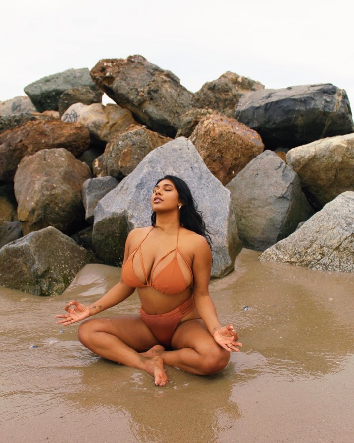 Instagram post by @shainapriya_ for Earth. Caption reads: Happy Earth Day, can't believe we're out here....