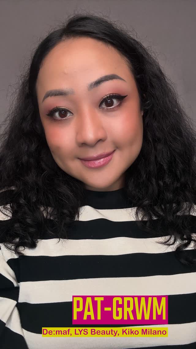 Instagram post by @patrianasonia for LYS Beauty. Caption reads: GRWM with LYS Beauty and Kiko Milano! LYS Beauty -....