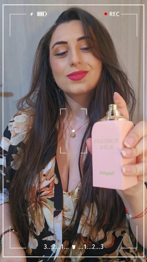 Instagram post by @ioana.adinaa for Orientica Perfumes. Caption reads: [...] ✨ Thank you @nayaatperfumes and....