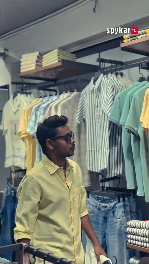 Instagram post by @abhijeetagnihotri.ofc for SPYKAR. Caption reads: Styled by @spykarofficial 👀 . . #SpykarIkemen....
