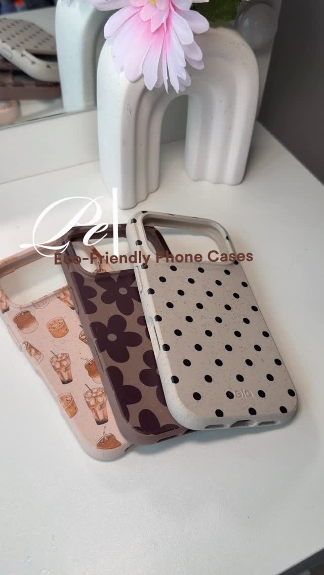 Instagram post by @martaskollection for Pela Case. Caption reads: Phone Cases for every vibe 🤎✨ @pelacase 😍 Cual....