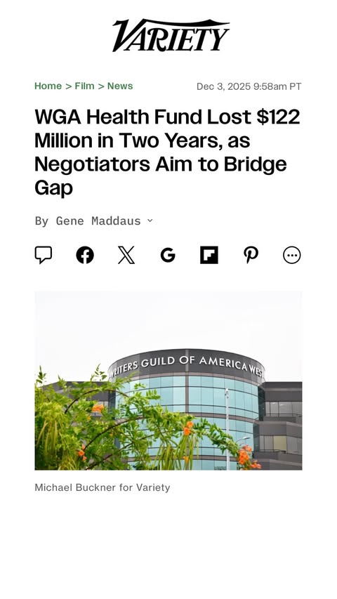 Instagram post by @producer.patrick for Variety. Caption reads: [...] streaming actually works today?

Story....