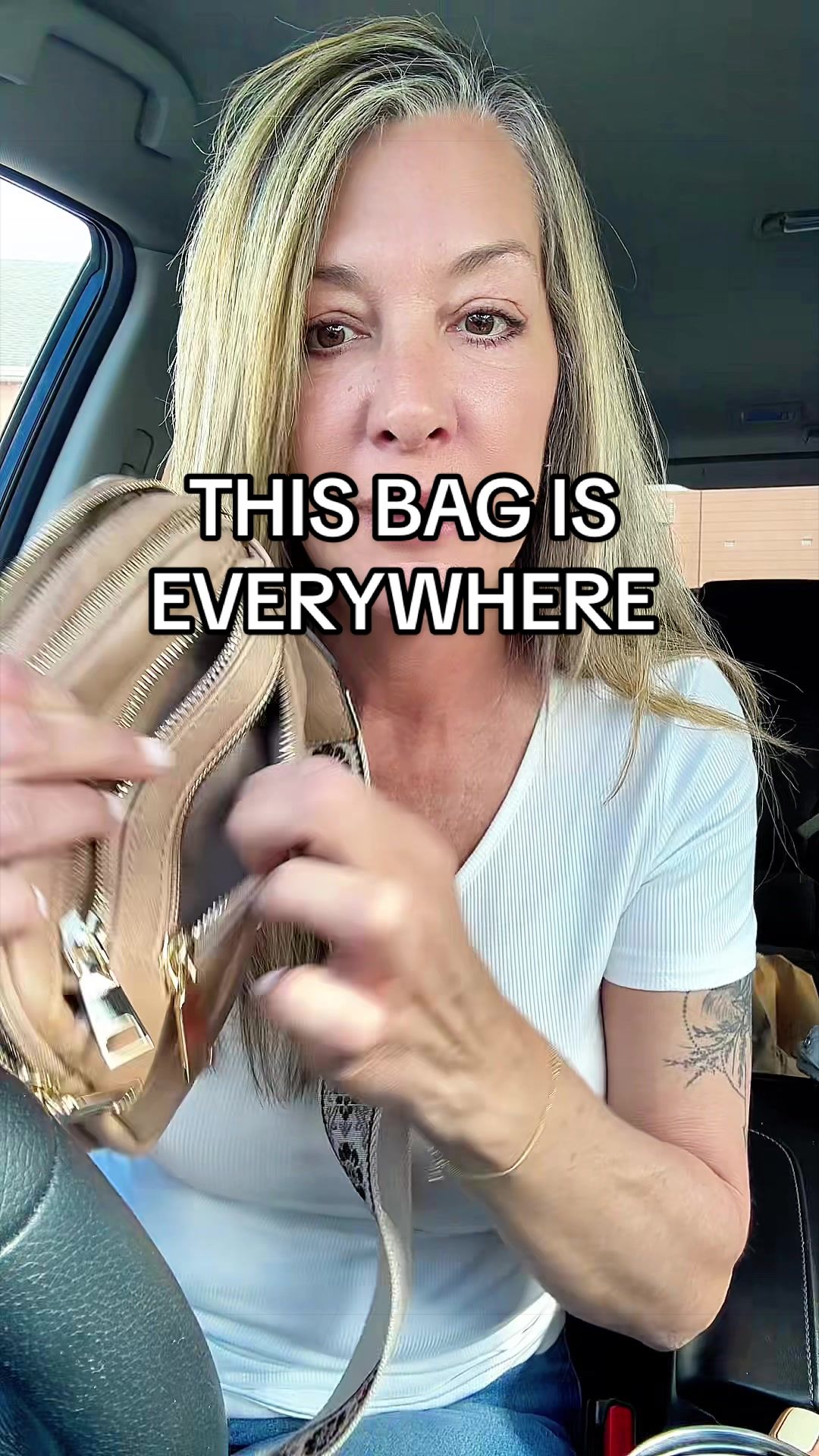TikTok post by @scarletta01 for Affiliasi Pikaru. Caption reads: This telena crossbody bag surprised me… I didn’t....