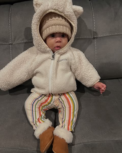 Instagram post by an influencer for KeaBabies. Caption reads: [...] out!❄️ That’s why we choose KeaBabies Baby....