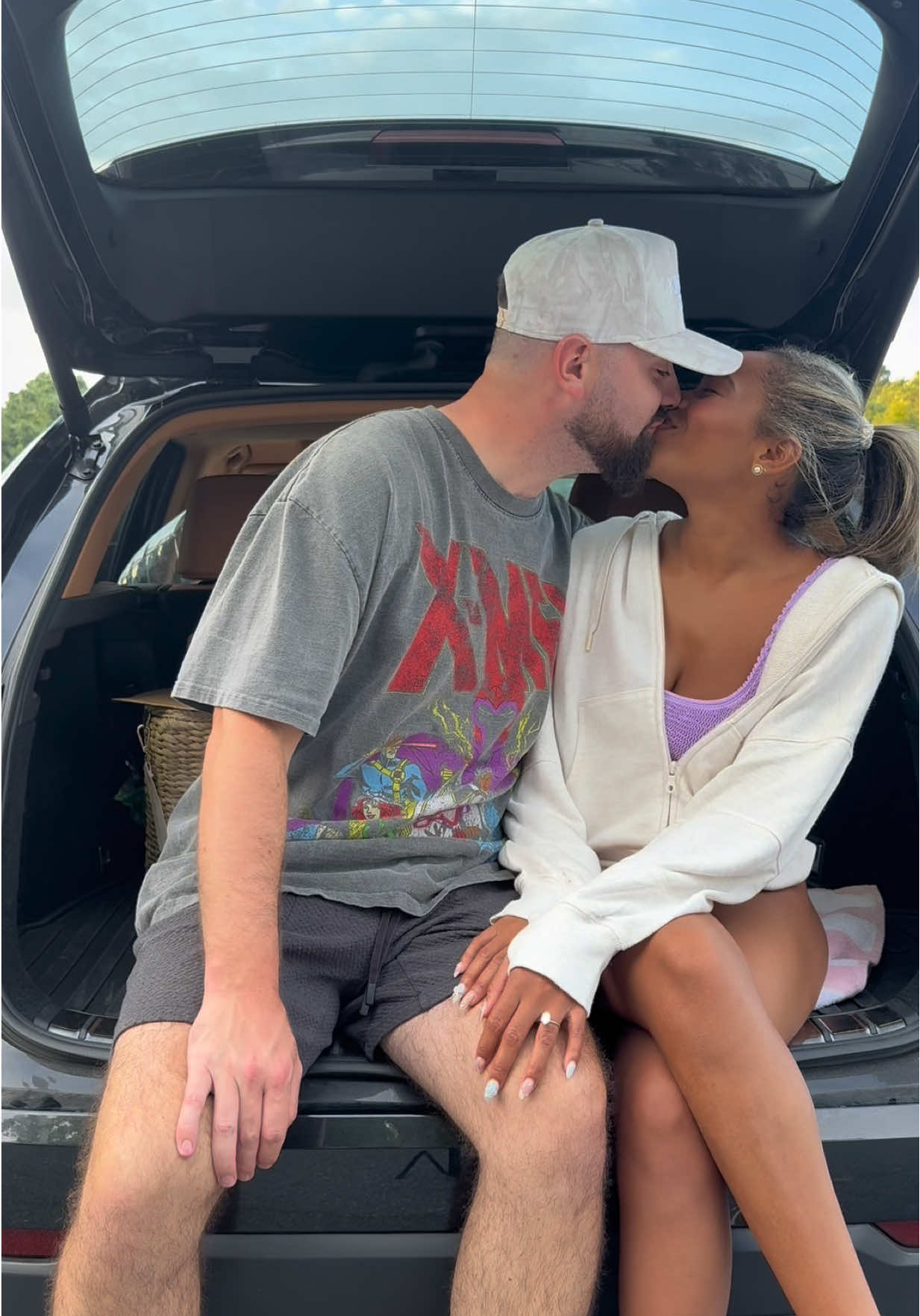 TikTok post by @kiarranorman for Cars.com. Caption reads: #CarsPartner Can’t have summer adventures without....