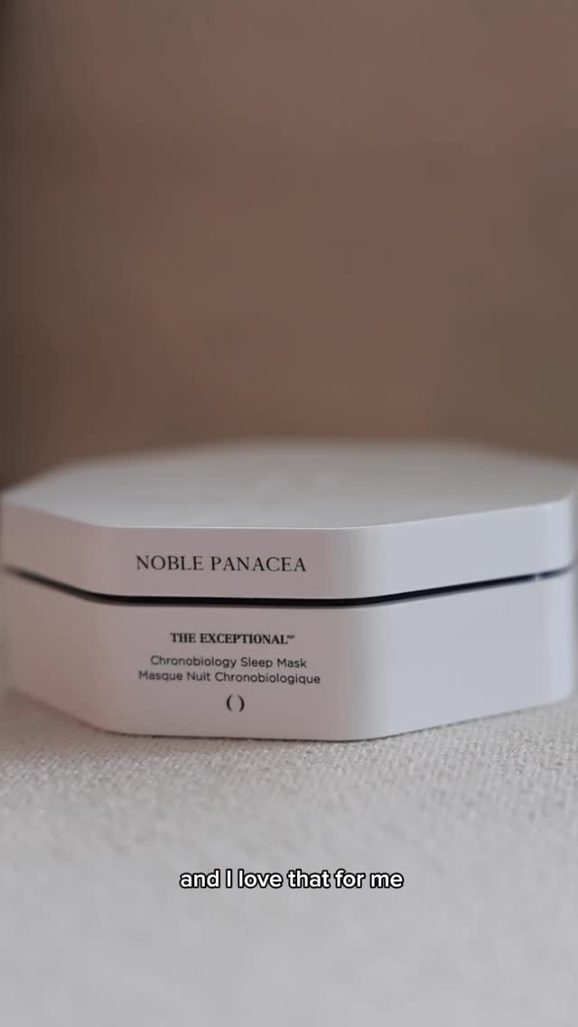 Instagram post by @octaviab__ for Noble Panacea. Caption reads: The @noblepanacea Exceptional Chronobiology Sleep....