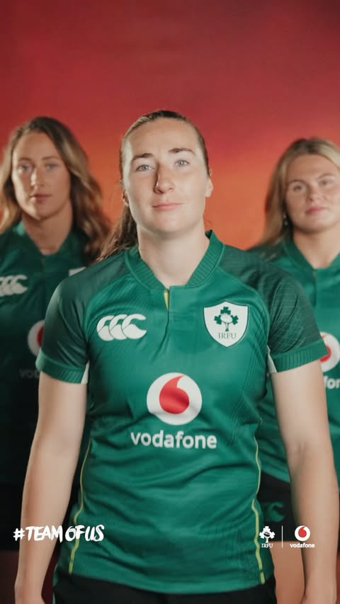 Instagram post by @evehrugby for Vodafone Group. Caption reads: Together with @irishrugby we’re excited to begin a....