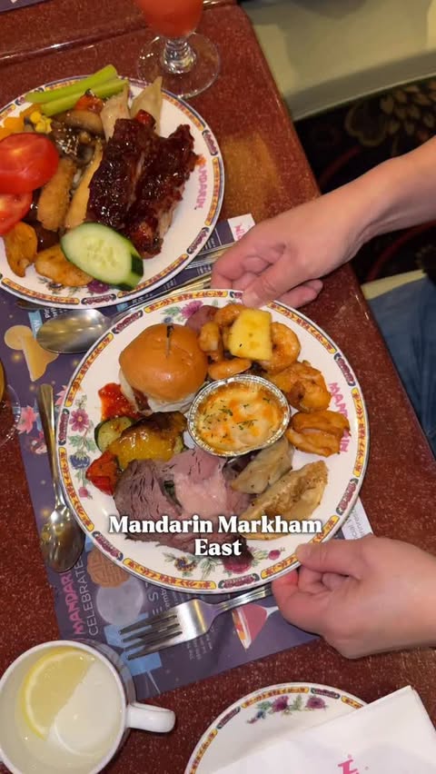 Instagram post by @micheatsmuch for Date Ideas Toronto. Caption reads: Value at Mandarin is actually wild 🤯 📍 Mandarin....
