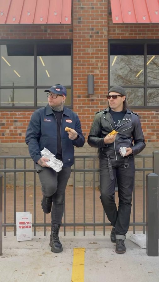 Instagram post by @joshbalz for Sheetz. Caption reads: Alright alright, @sheetz x @dickies is better than....