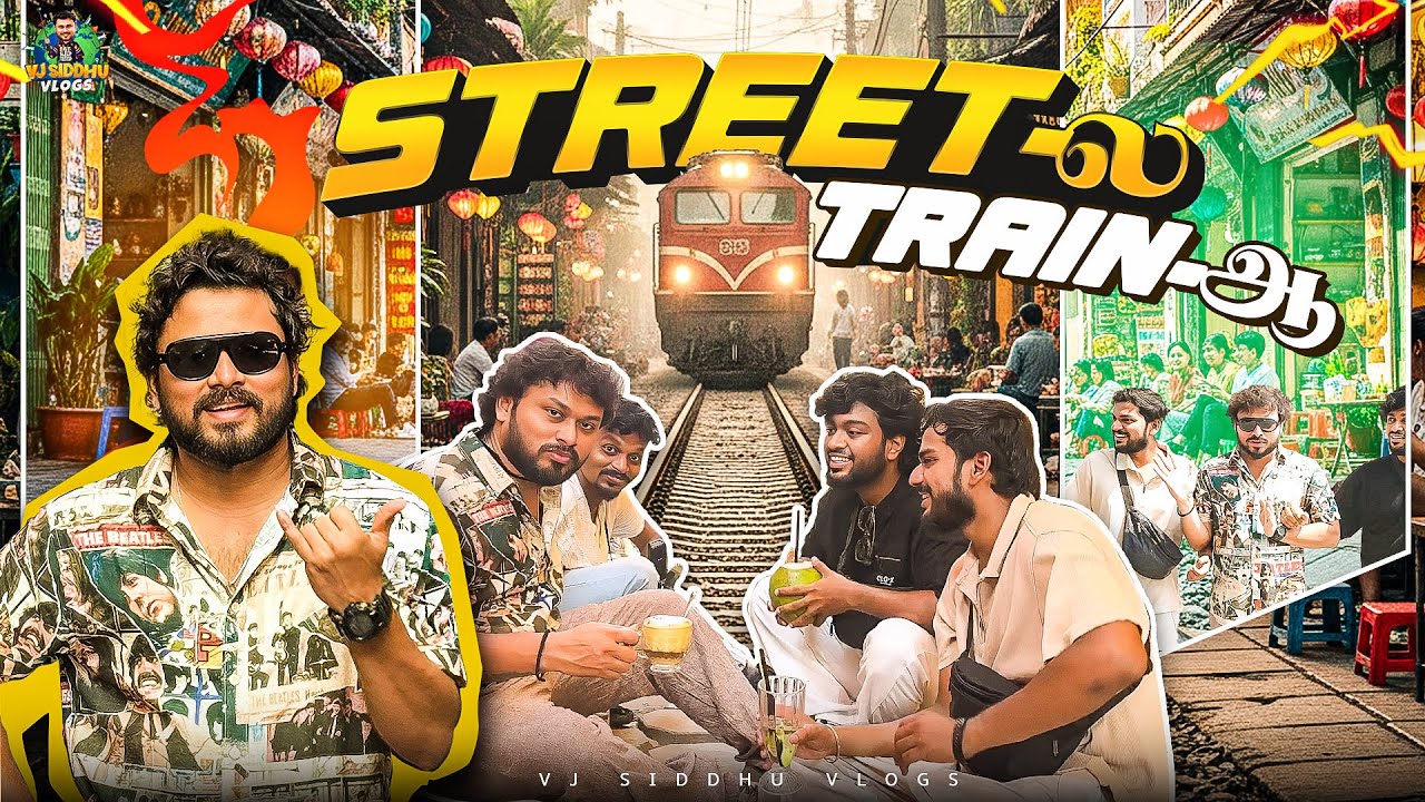 YouTube post by @VjSiddhuVlog for GT Holidays. Caption reads: முட்டையில Coffee மஜாவா இருக்கு ☕️😋 | Vietnam....