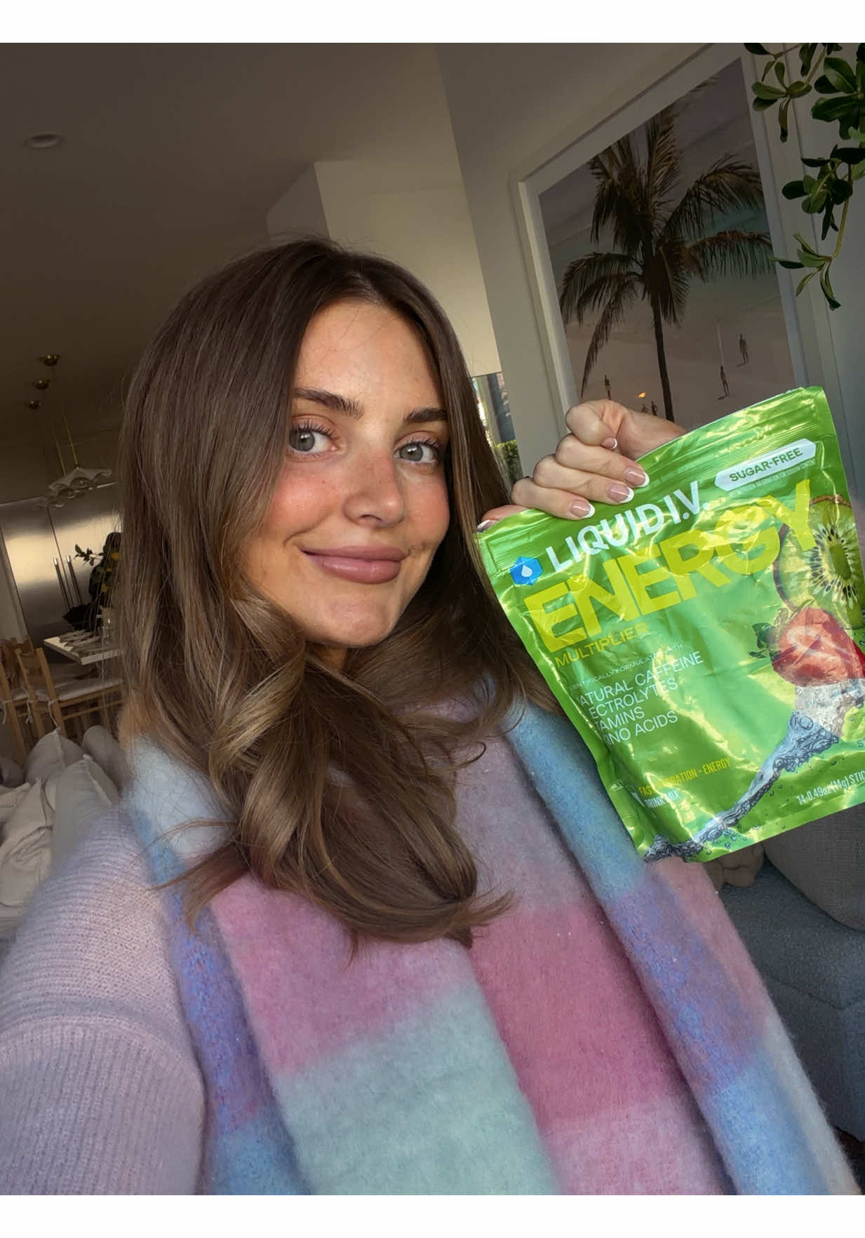 TikTok post by @aspynovard for Liquid IV. Caption reads: let me know what else you want to see from me!!!....