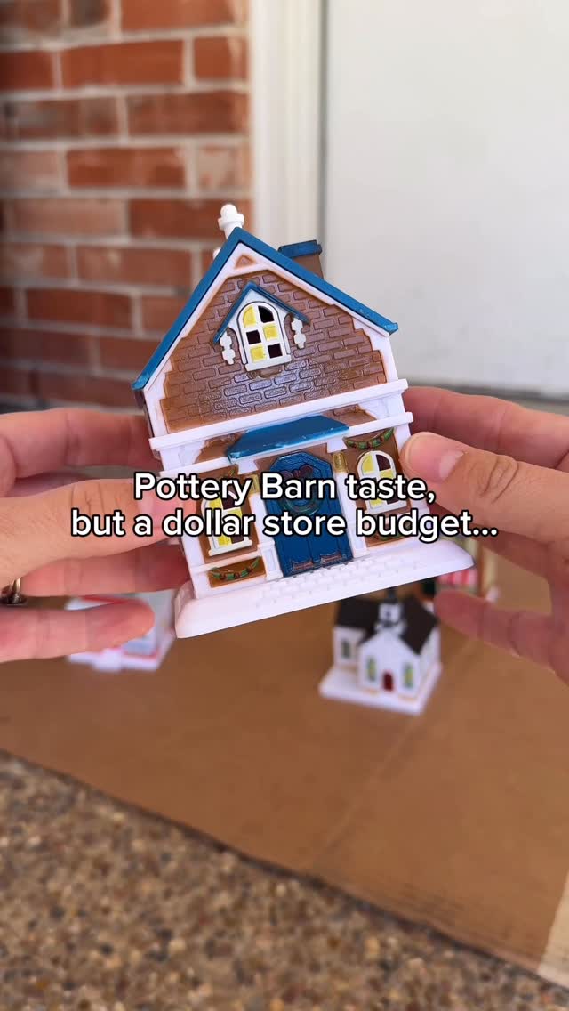 Instagram post by @makingfrugalfun for Dollar Tree. Caption reads: How cute is this @dollartree Christmas....