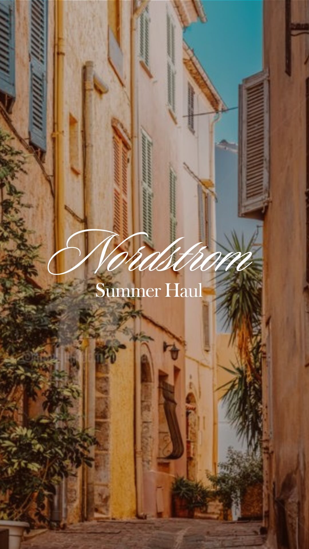 Instagram post by @sincerelykarin for Nordstrom. Caption reads: A very @nordstrom Euro summer wardrobe is loading…....