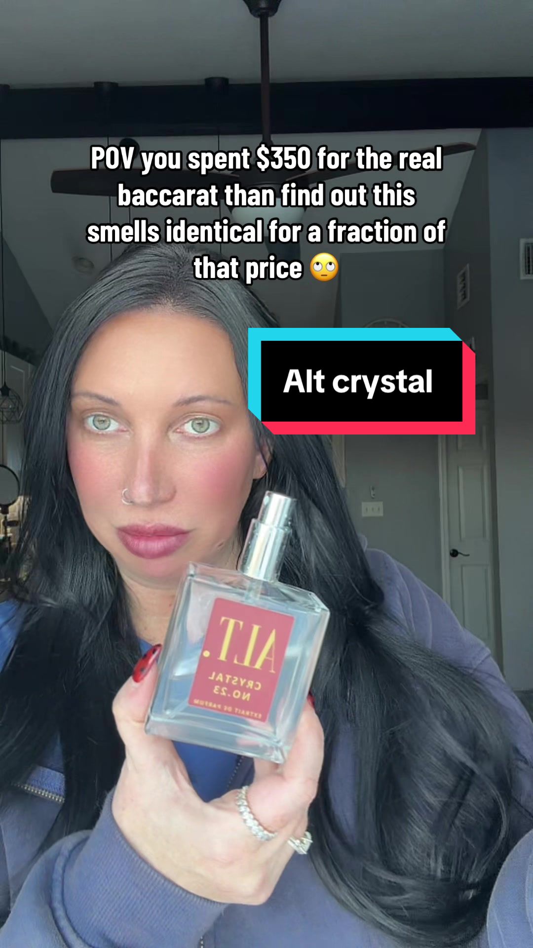 TikTok post by @tashaattshopbestie for ALT. Fragrances. Caption reads: @ALT. Fragrances .