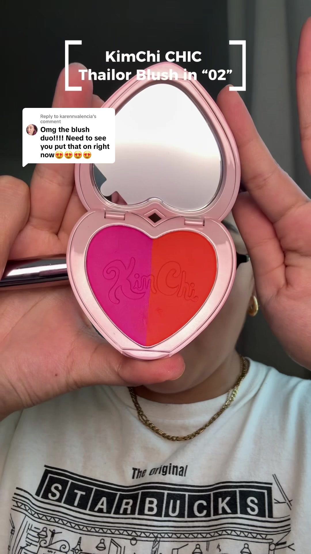 TikTok post by @bbgirl_510 for KimChi Chic Beauty. Caption reads: [...] you go 😌 GIRL the pigmenttttt! @KimChi Chic....