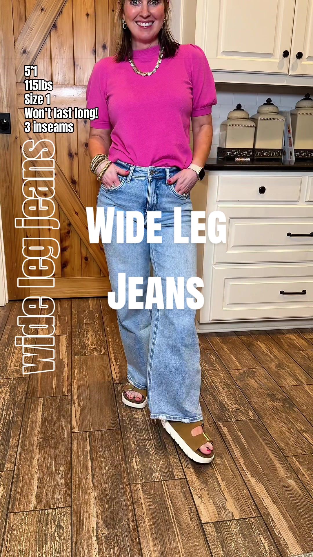 TikTok post by @denisejanz for Ava Lane Boutique. Caption reads: [...] Jeans! These always sell out FAST! @Ava Lane....