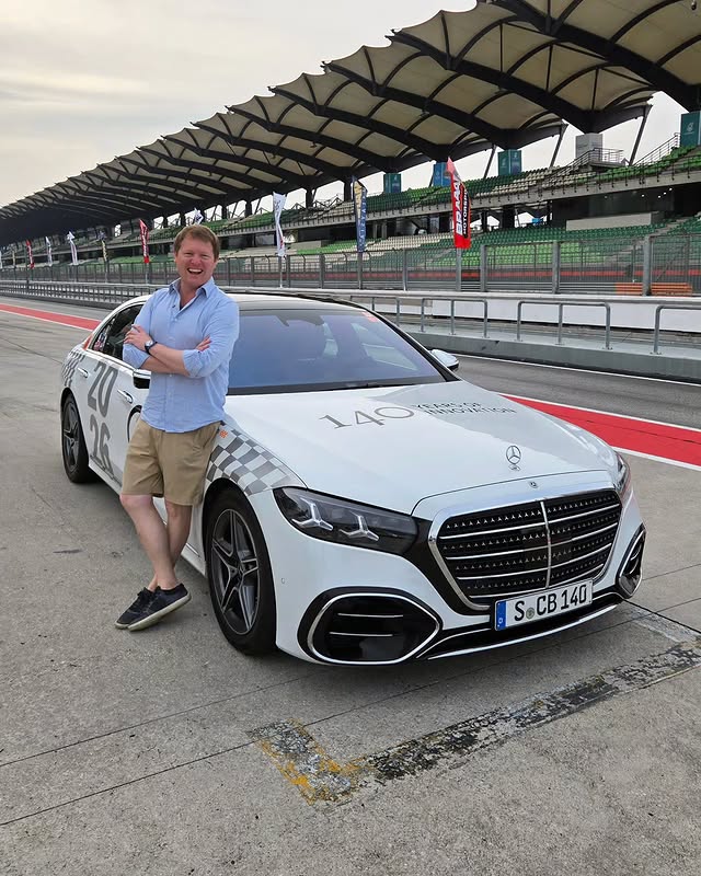 Instagram post by @shmee150 for Mercedes-Benz. Caption reads: Sepang to Singapore with the @mercedesbenz....