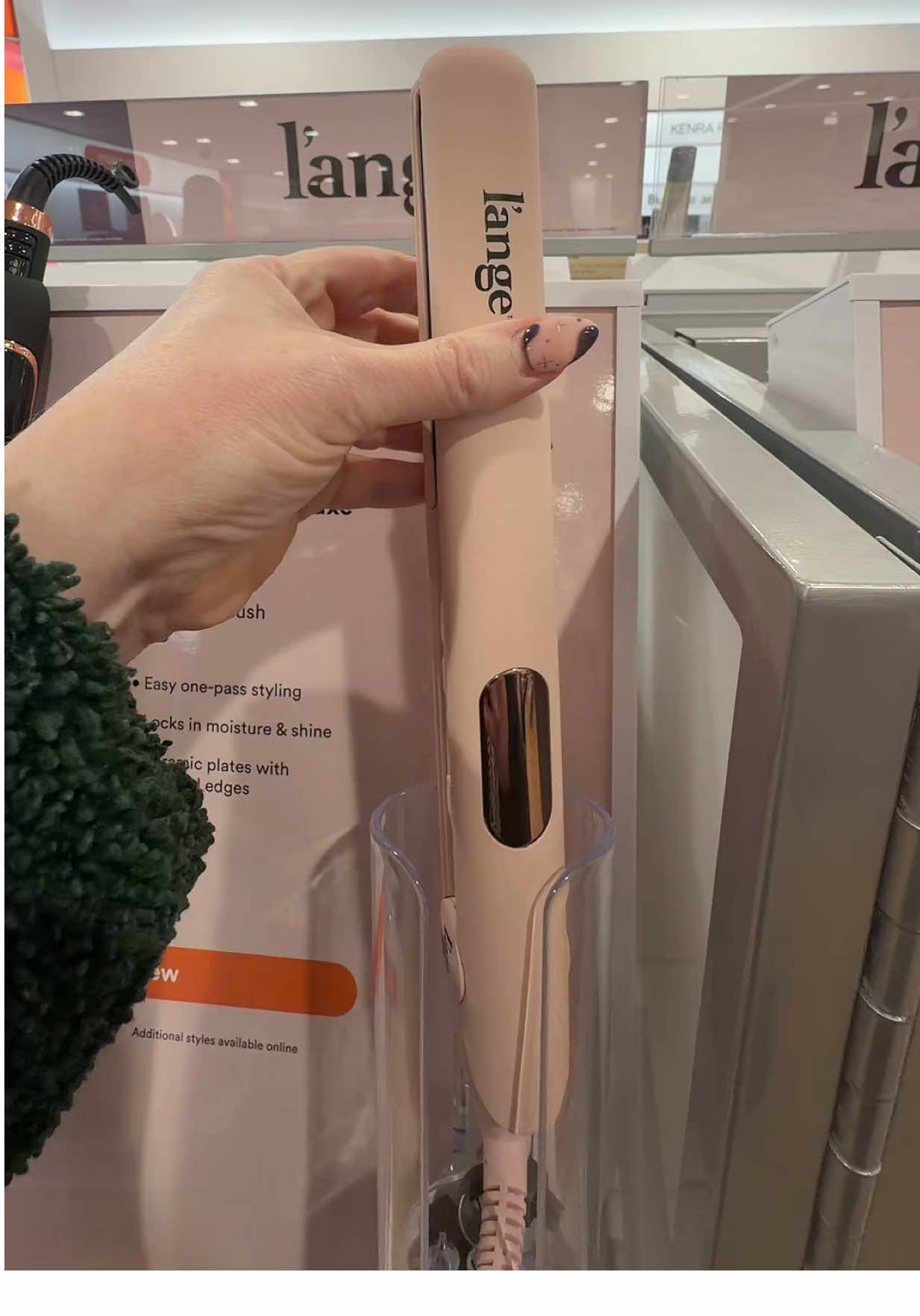 TikTok post by @gardenofarden for L'ange Hair. Caption reads: Run friends!👀👀👀 @langehair #lange....