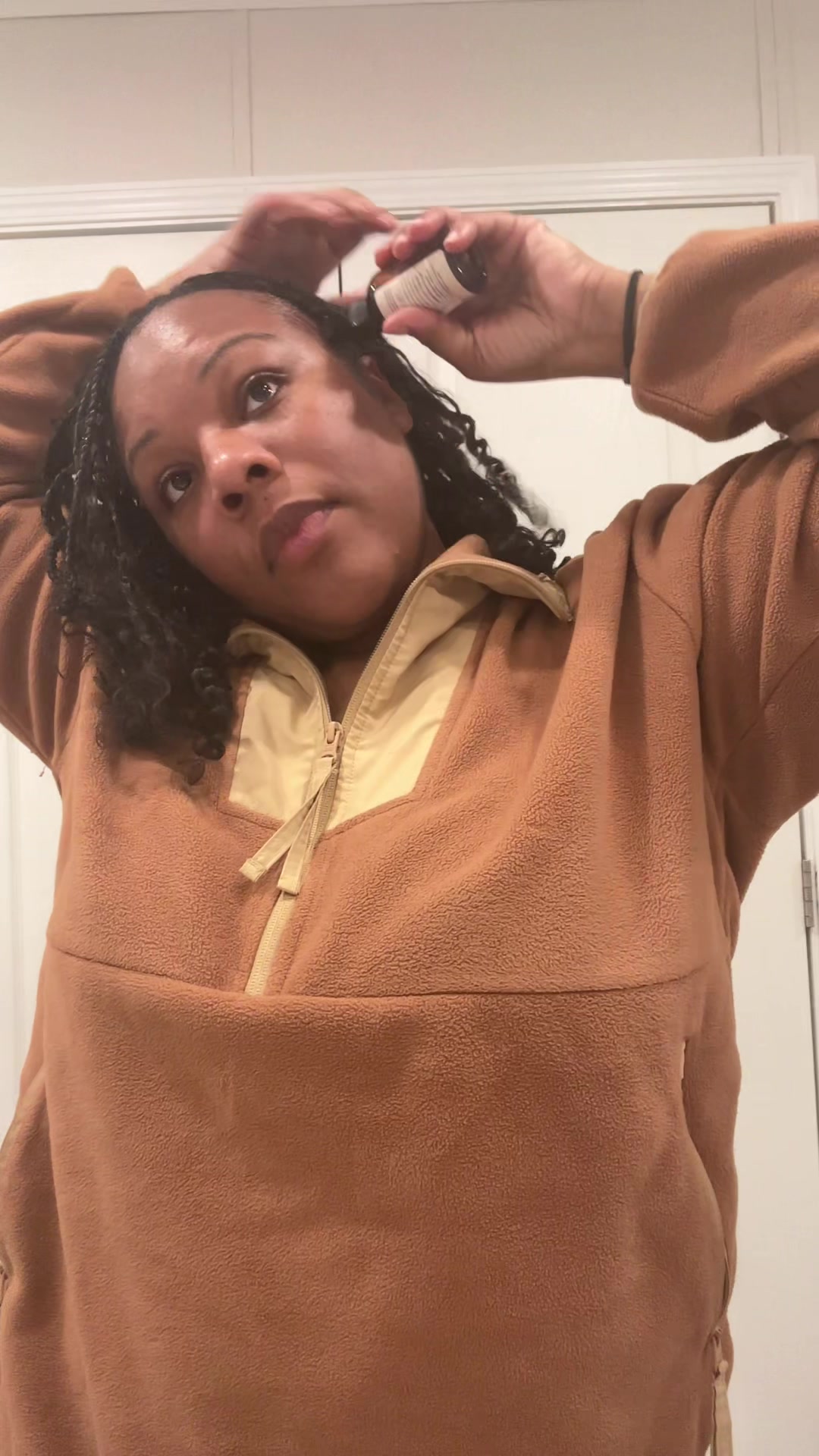 TikTok post by @classyy_chassyy2 for Bask and Lather Co. Caption reads: [...] collection of hair products from @Bask and....