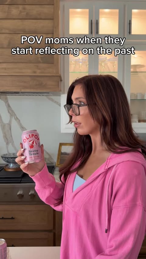 Instagram post by @madison_humphrey for OLIPOP. Caption reads: @drinkolipop giving us nostalgia in a can with....