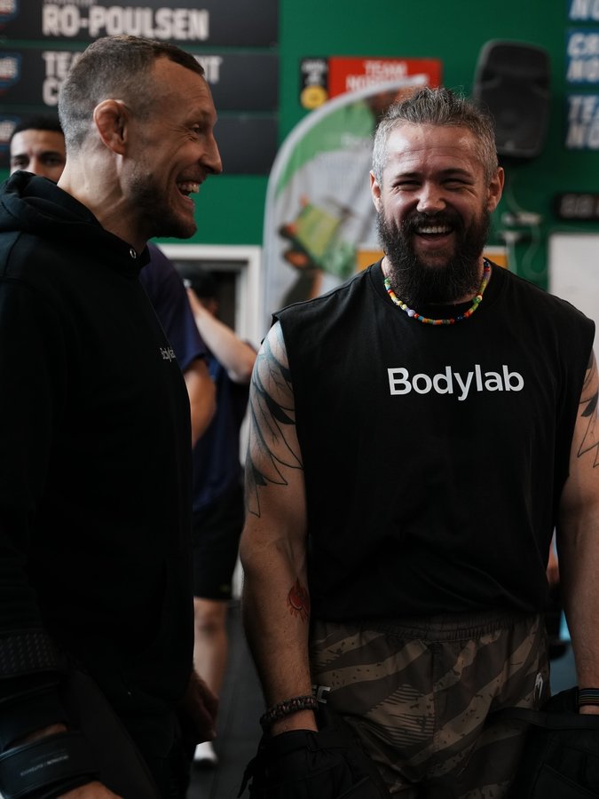 Instagram post by @dalbymma for Bodylab. Caption reads: @Bodylab event on Saturday was FUN! - Deep dive....