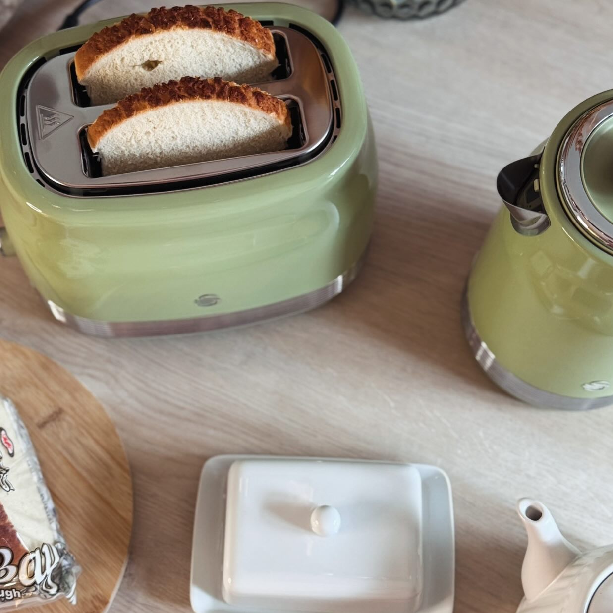 Instagram post by @jodie8981 for Swan Brand. Caption reads: Life’s Little Pleasure’s - Warm Toast And Hot Tea!....