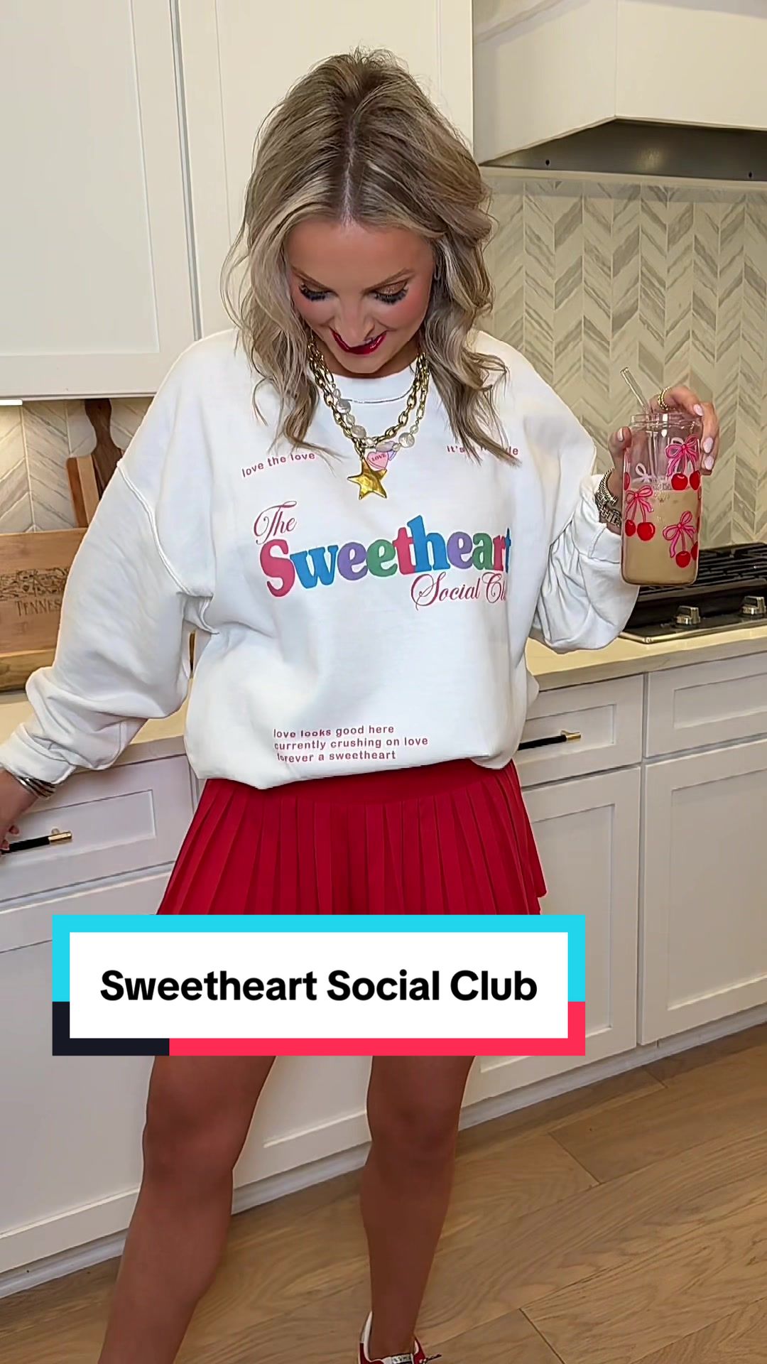 TikTok post by @leahkatm22 for United Monograms. Caption reads: @United Monograms #unitedmonograms #valentinesday....