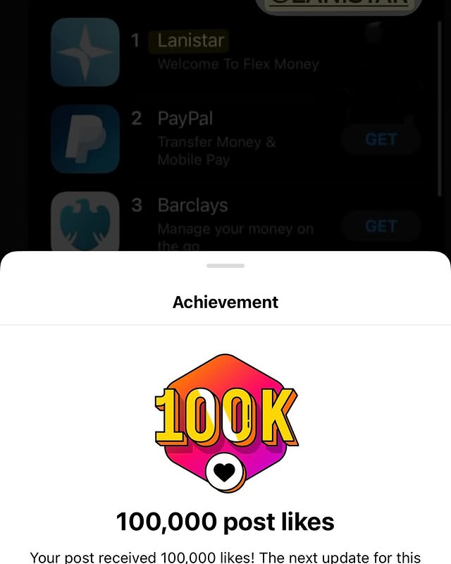 Instagram post by @tommyswanhaus for LANISTAR. Caption reads: 🎉🌟 Exciting news! Tommy Swanhaus’ LANISTAR post....