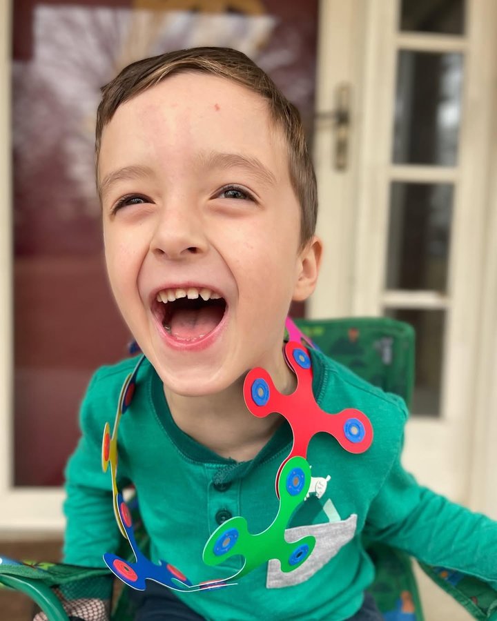 Instagram post by @norahester88 for Clixo. Caption reads: [...] Ryder has found a new favorite toy.....