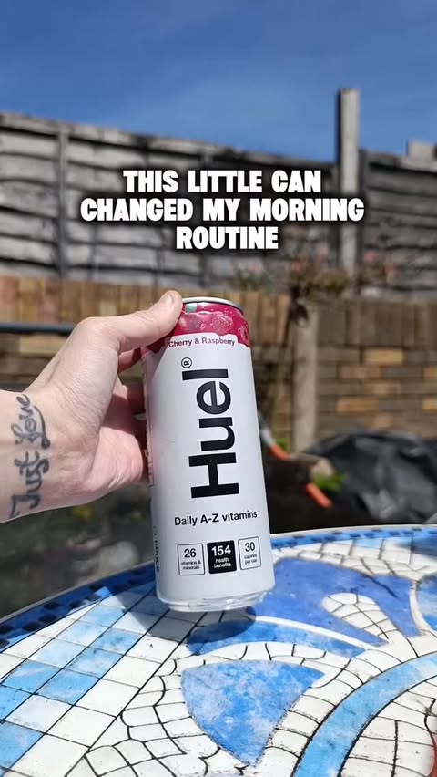 Instagram post by @holliikay for Huel. Caption reads: [...] and with it since starting them They're Huel....
