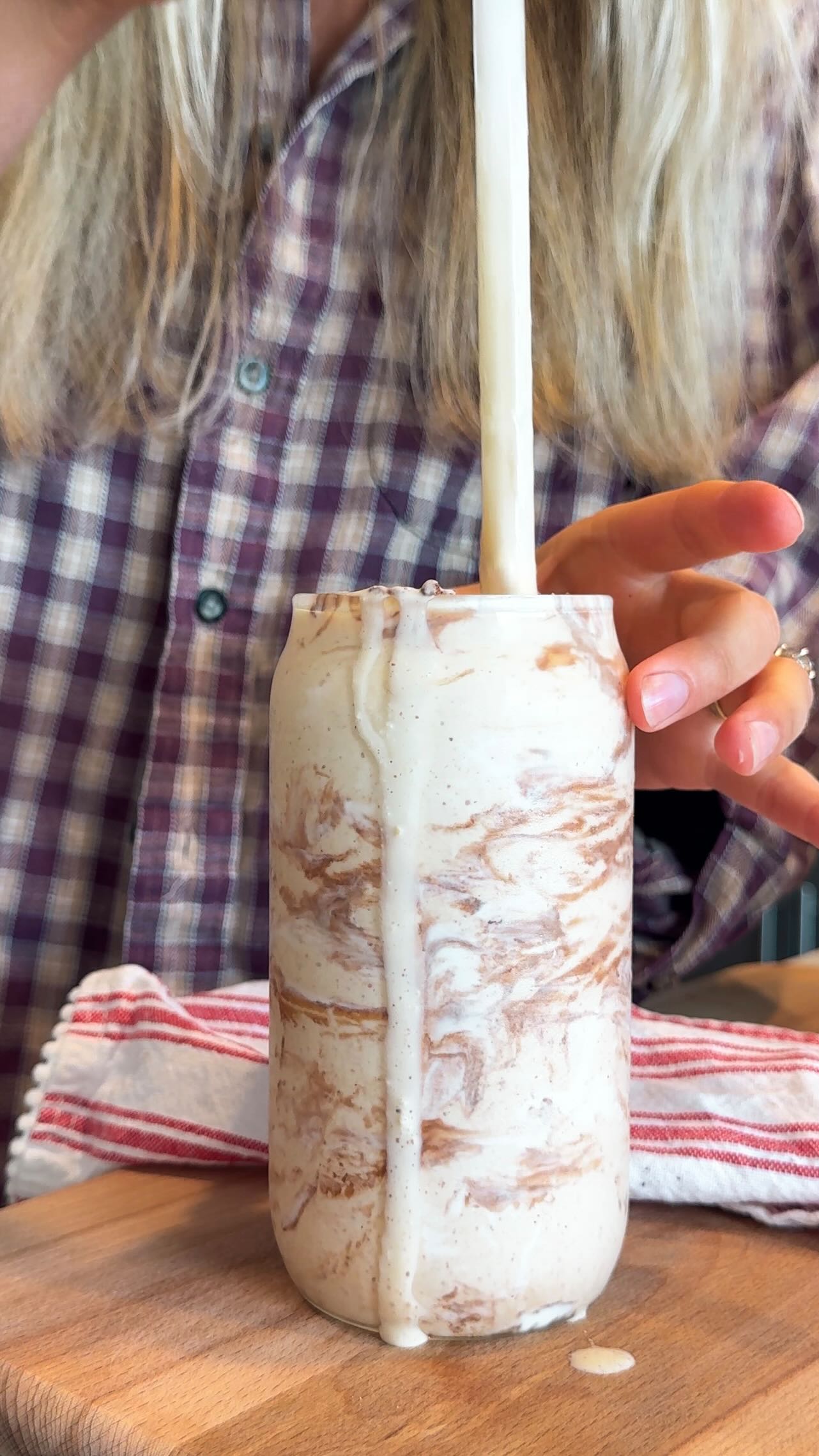 Instagram post by @glowingwithgracee for Stonyfield Organic. Caption reads: WHAT I ATE TODAY🍳🍦🍝 

#ad A day full of yummy....