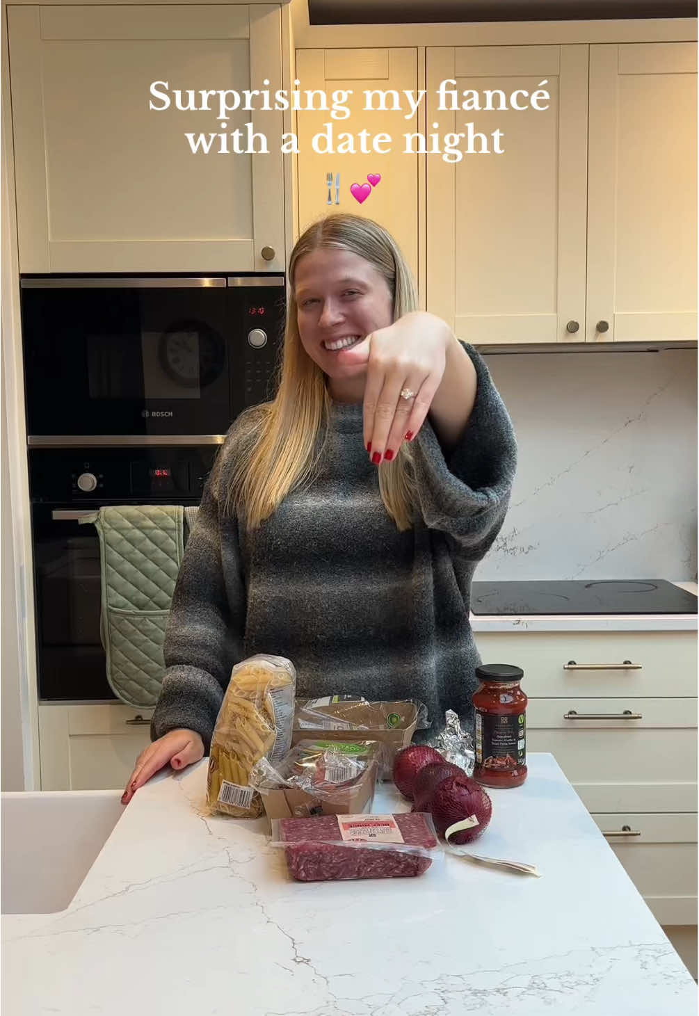 TikTok post by @lucykalice for Glade. Caption reads: Date nights in just got so much cosier with ....