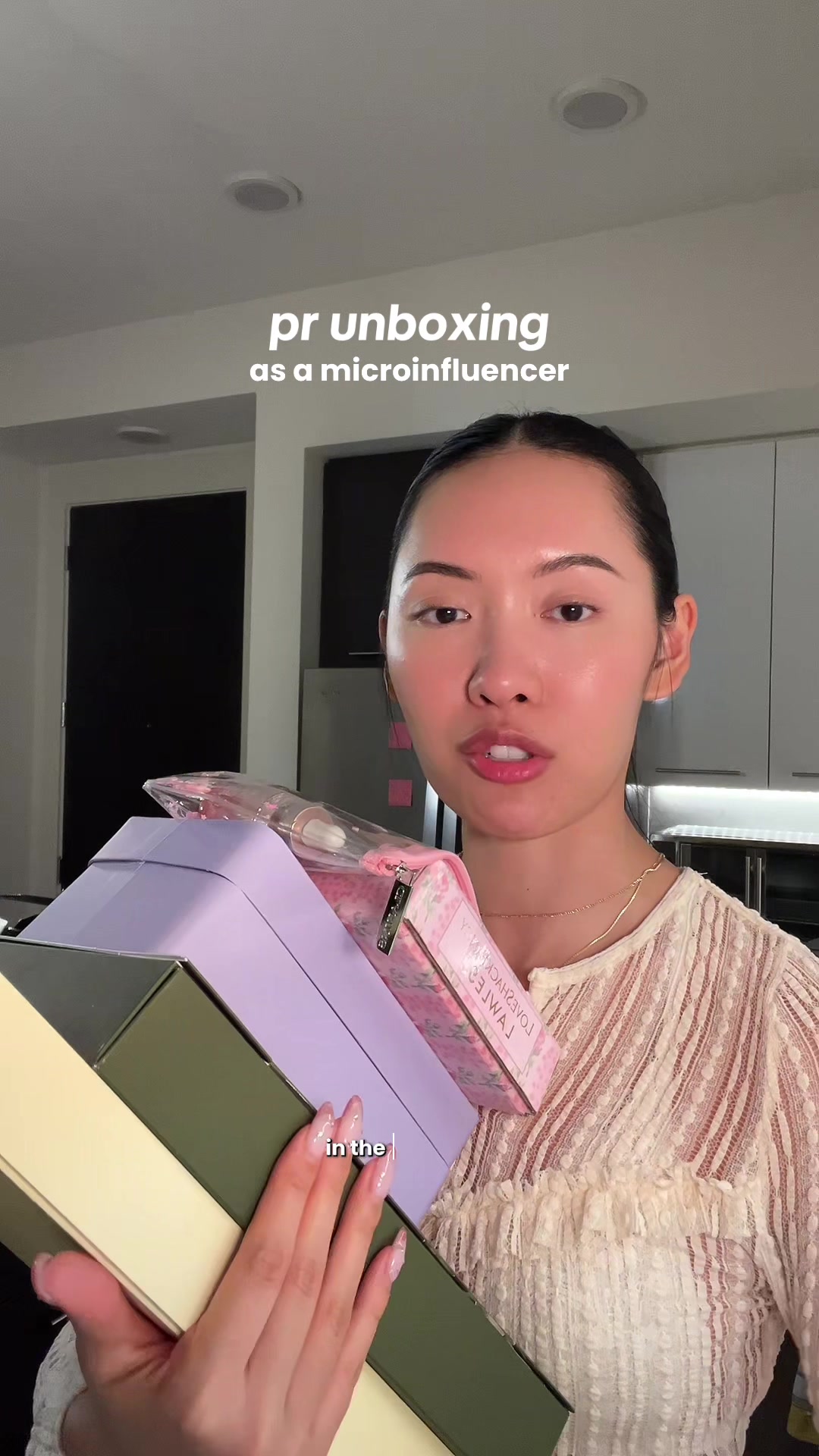 TikTok post by @sammybanh for By Rosie Jane. Caption reads: [...] Beauty @Clarins Official @EADEM @byrosiejane....