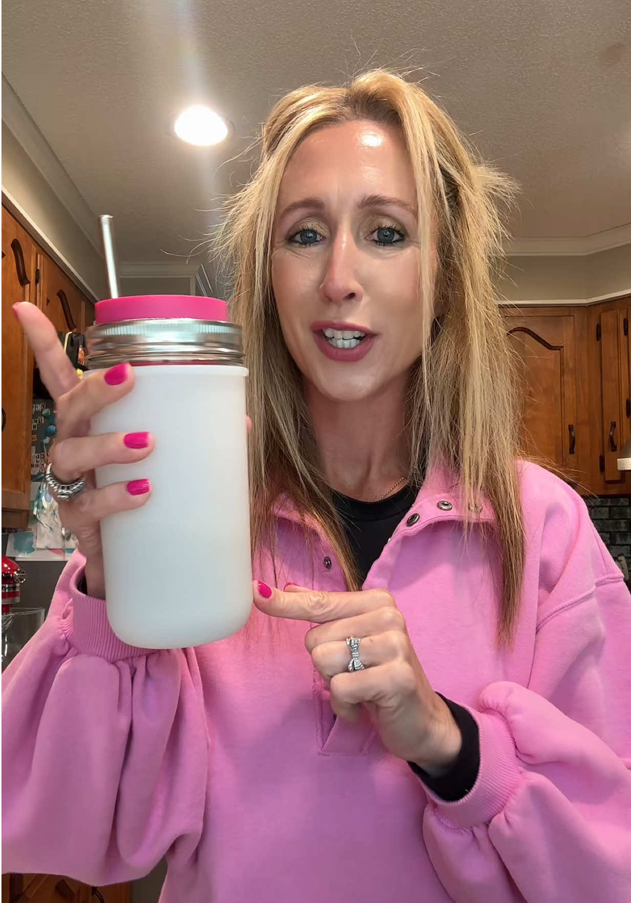 TikTok post by @favfamily5 for Mason Jar Lifestyle. Caption reads: [...] a good mason jar for everything @Mason Jar....