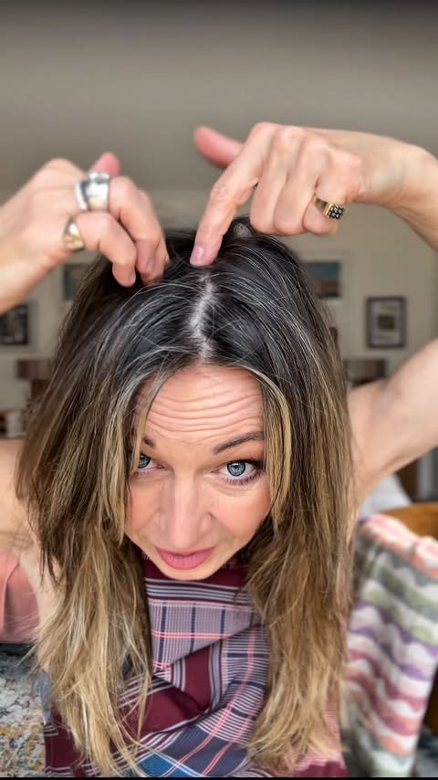 Instagram post by @isthistooyoungforme for Chāmpo Haircare. Caption reads: I’ve certainly noticed my hair thinning when I....