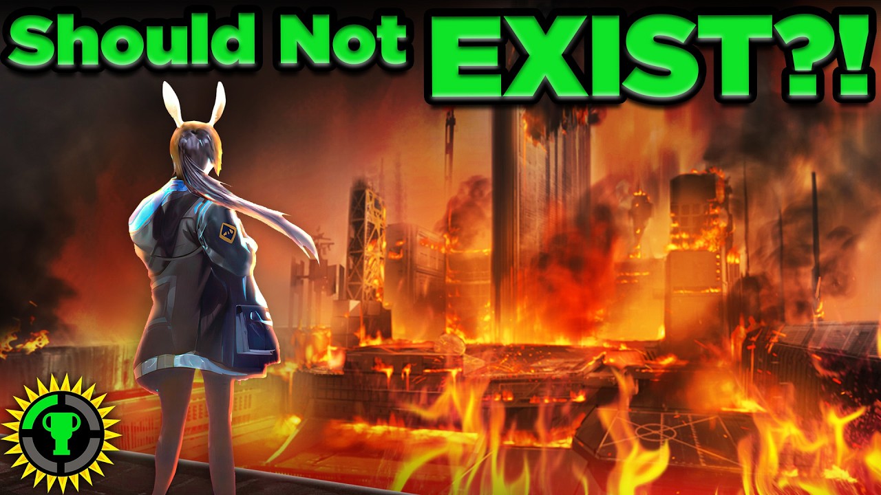 YouTube post by @GameTheory for Arknights: Endfield. Caption reads: [...] Theory: You Will NOT Survive?! (Arknights:....