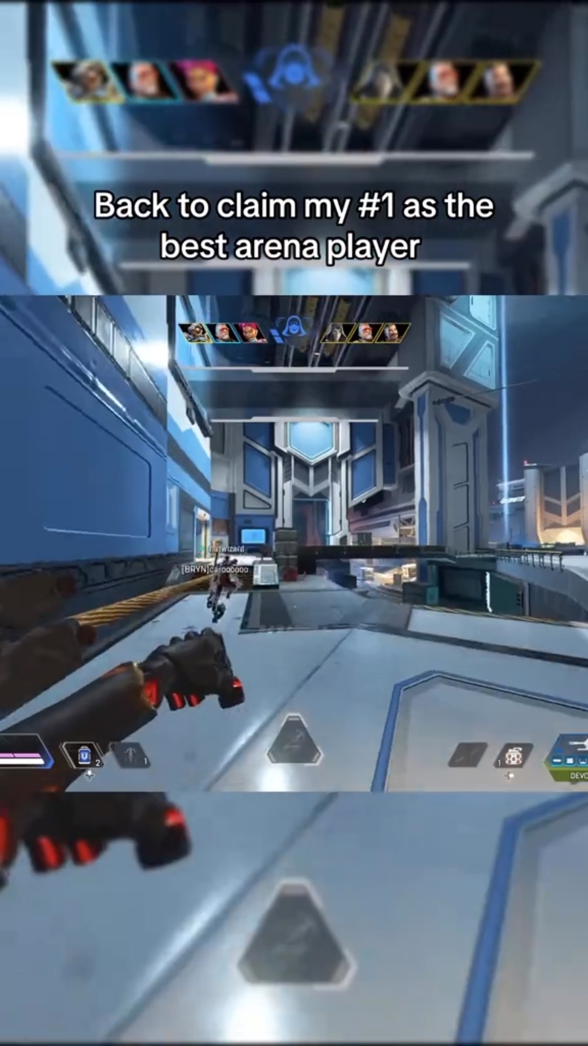 Instagram post by @mayor_of_fps for Apex Legends. Caption reads: avg arena player 

OP: deathfine.