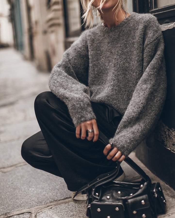 Instagram post by @mikutas for MIKUTA. Caption reads: The coziest new knits at @themikutashop ♥ Fall....