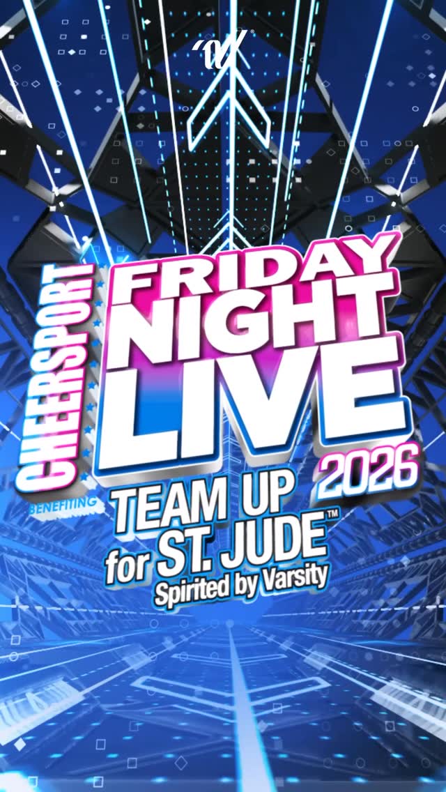 Instagram post by @cheersportcorp for Varsity Spirit. Caption reads: IT’S HERE! The #FridayNightLive teams revealed 👏....