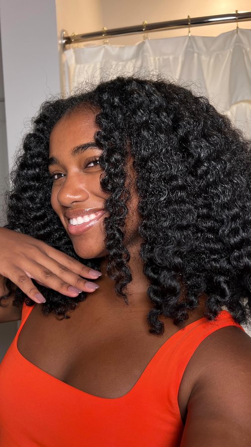 Instagram post by @ashley_masse for Cantu Beauty. Caption reads: Believe me when I say you NEED to give....