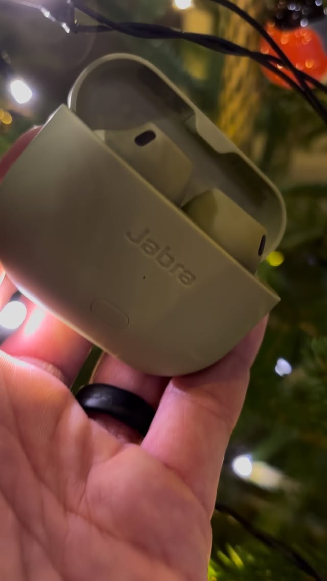 Instagram post by @patrikmardh for Jabra. Caption reads: Unboxing the Jabra Elite 8 Active – the ultimate....