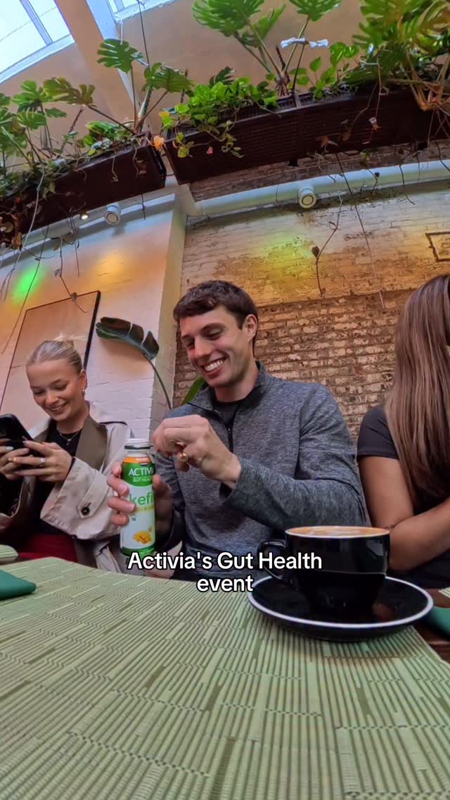 Instagram post by @jacobwardd for Activia. Caption reads: #Ad I had such an incredible day recently learning....