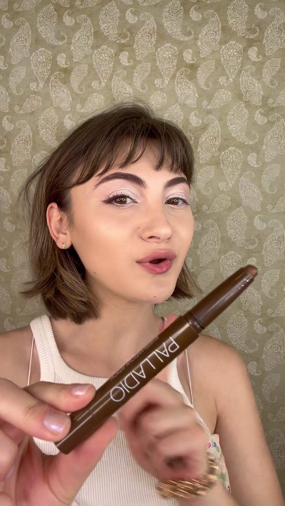 TikTok post by @wewearcute for Palladio Beauty. Caption reads: @Palladio Beauty just launched at Target.com! 🎯....