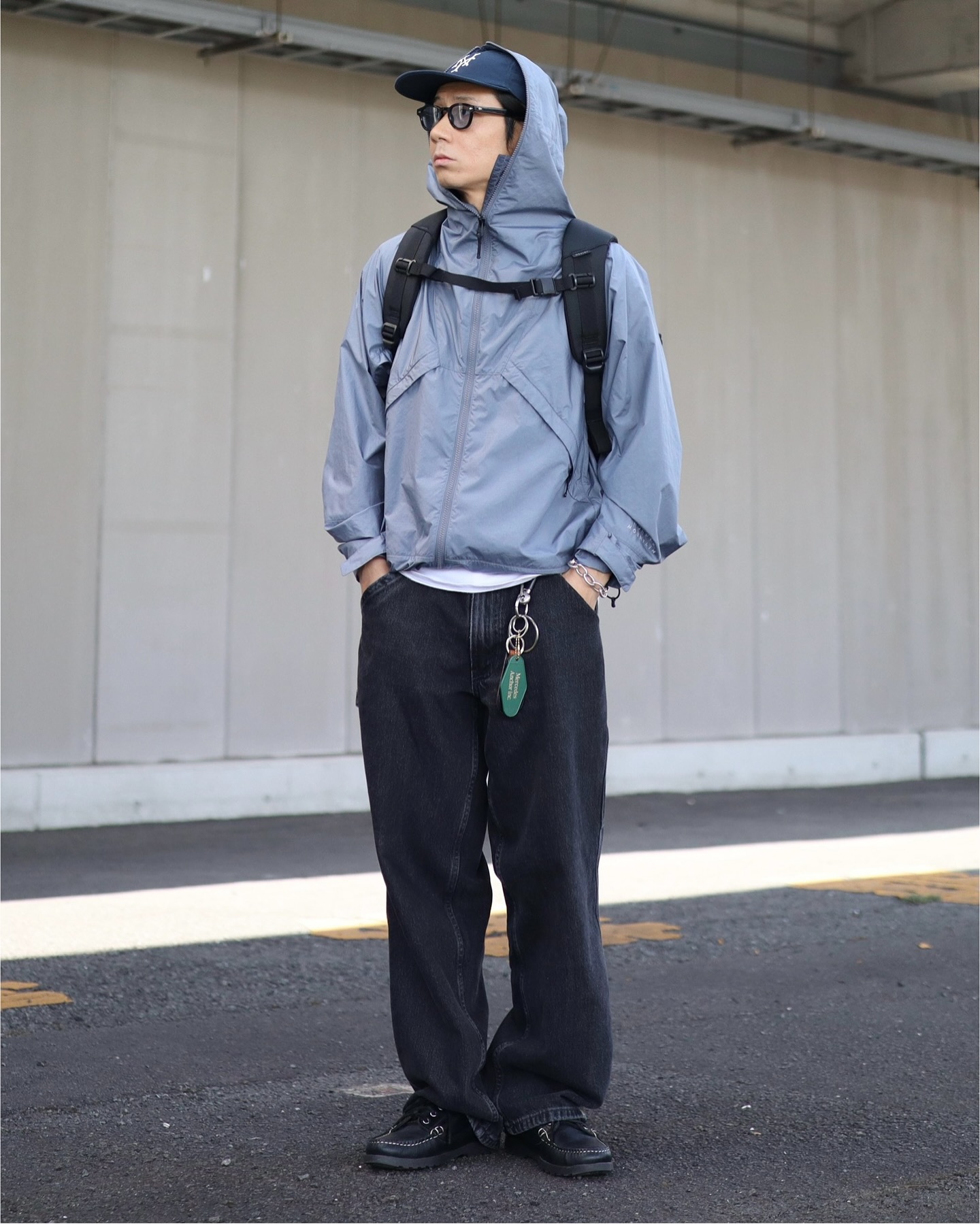 Instagram post by @boku.no.fuku for Wexley. Caption reads: 旅や出張の相棒 @wexley.jp のバックパック🎒
ACE V2 / 32L Travel....