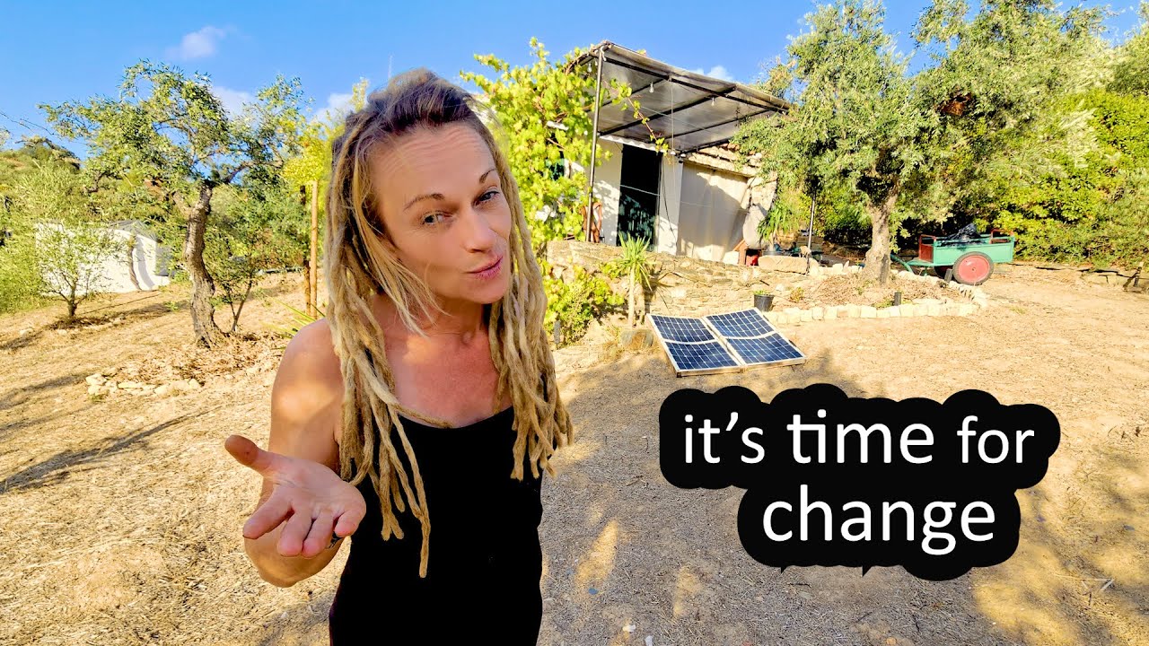 YouTube post by @theexPAWers for EcoFlow. Caption reads: Off Grid Winter Prep: Transforming Abandoned Land.